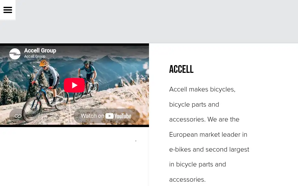 Screenshot of accell-group.com