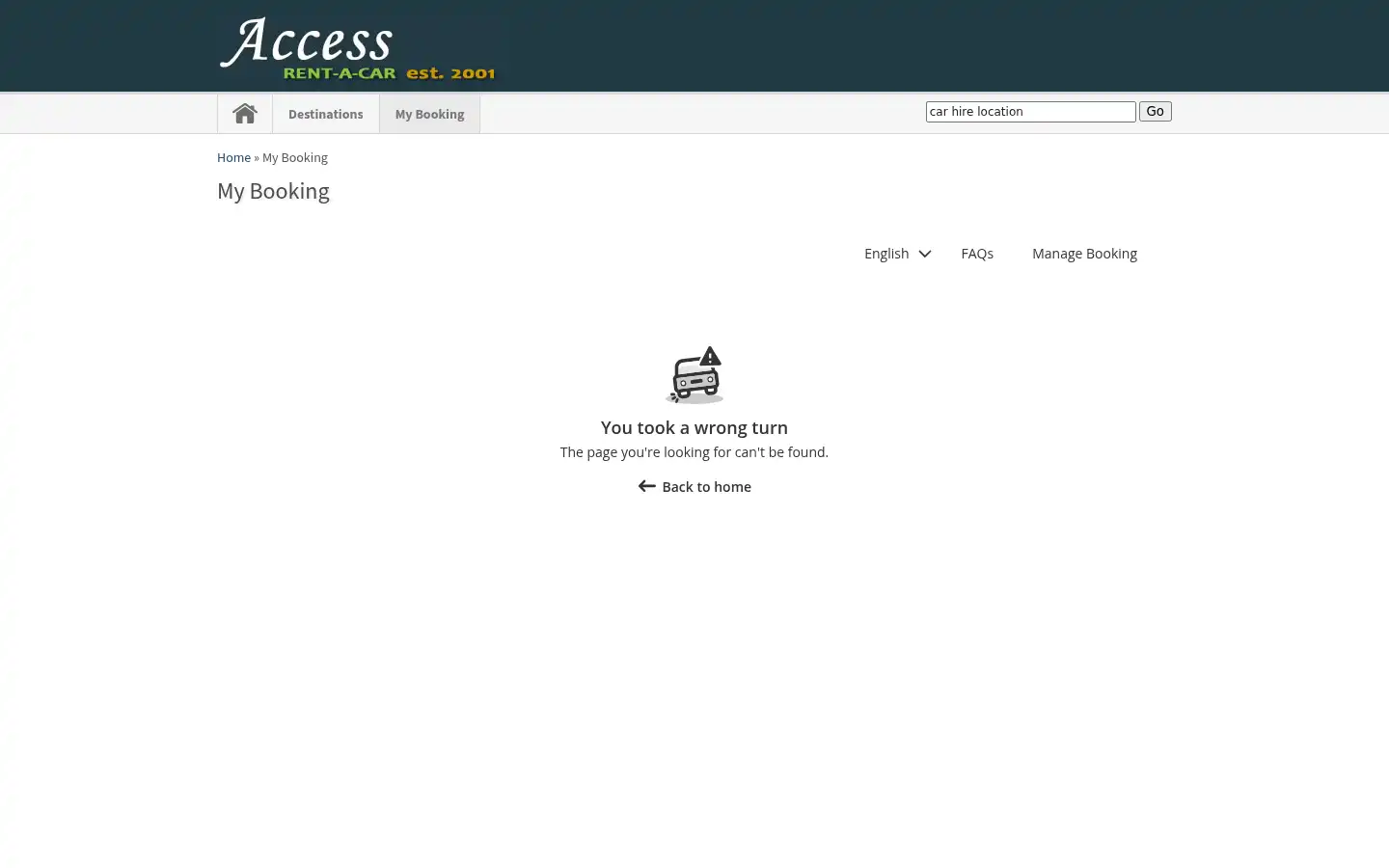 Screenshot of access-rentacar.com