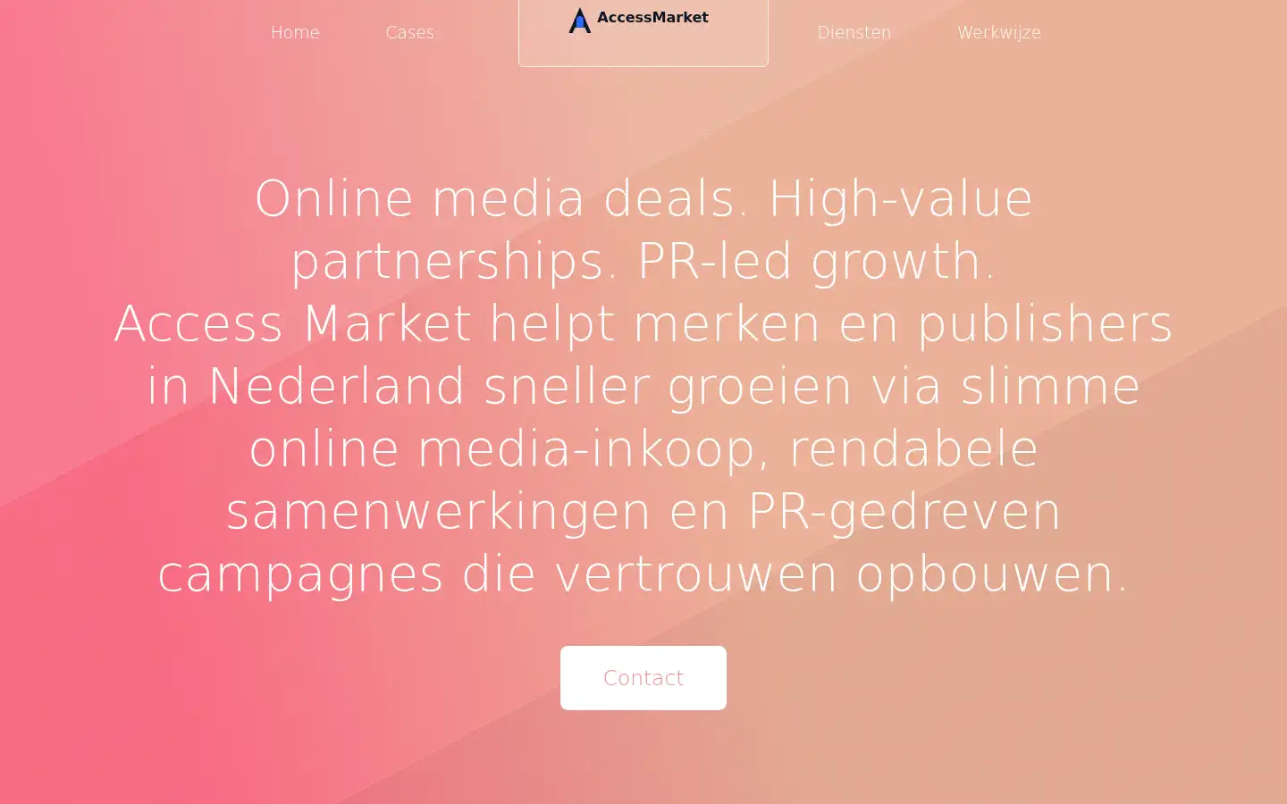 Screenshot of accessmarket.nl