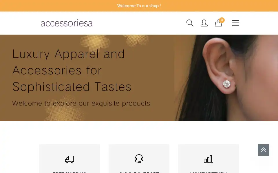 Screenshot of accessoriesa.com