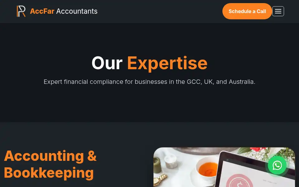 Screenshot of accfar.com