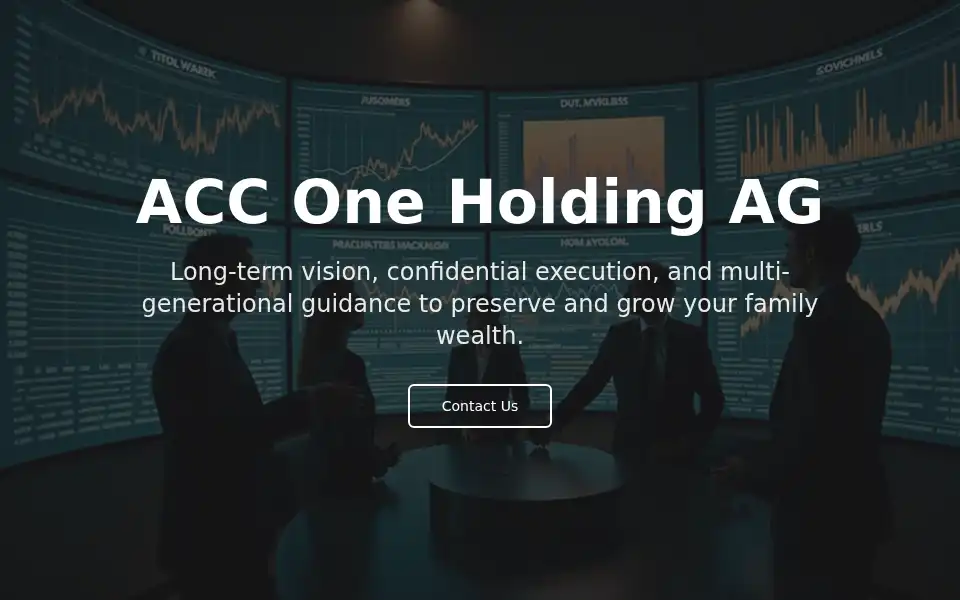 Screenshot of acconeholding.com