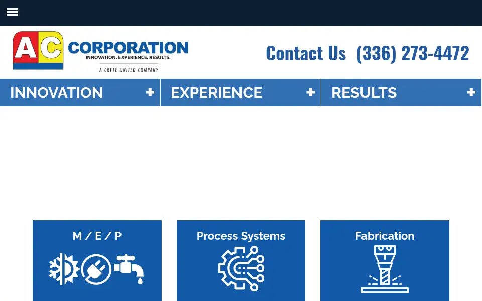 Screenshot of accorporation.com