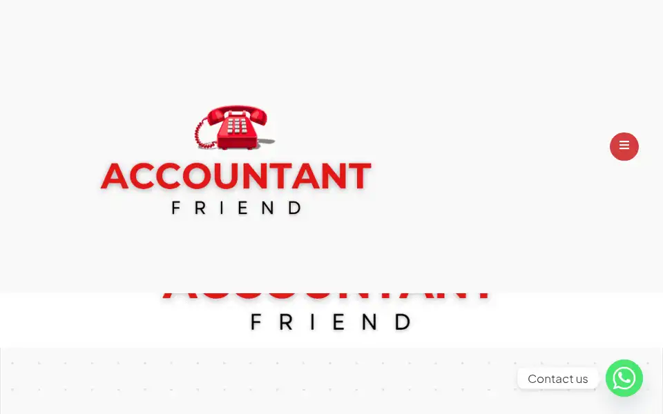 Screenshot of accountantfriend.com