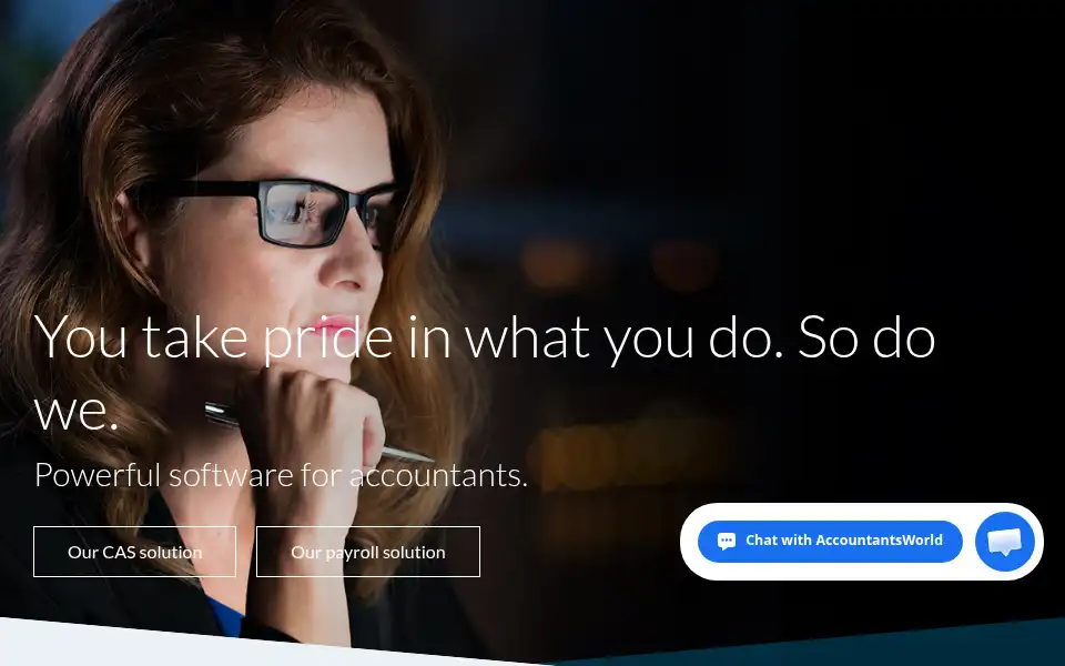 Screenshot of accountantsworld.com