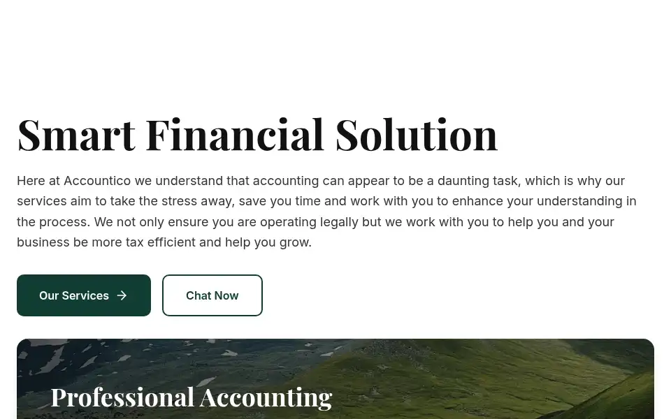 Screenshot of accountico.co.uk