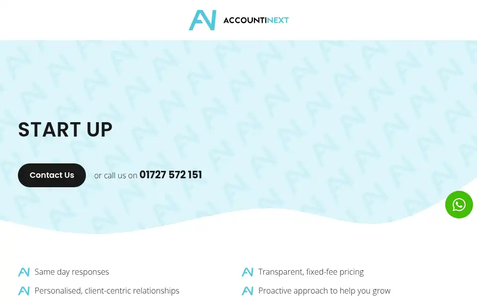 Screenshot of accountinext.co.uk