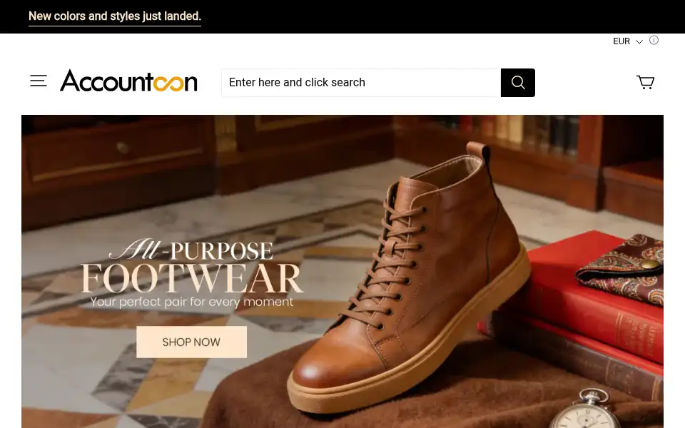 Screenshot of accountoon.com