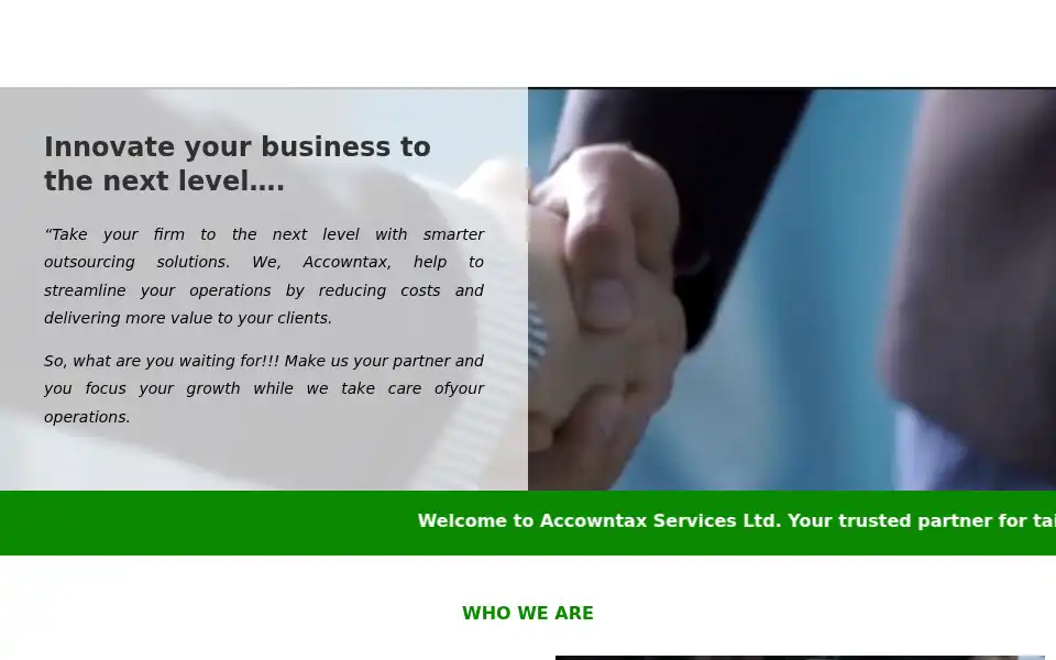 Screenshot of accowntax.com