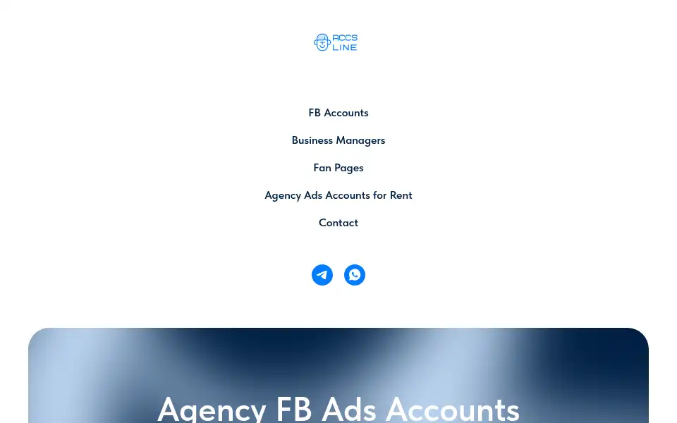Screenshot of accs-line.com
