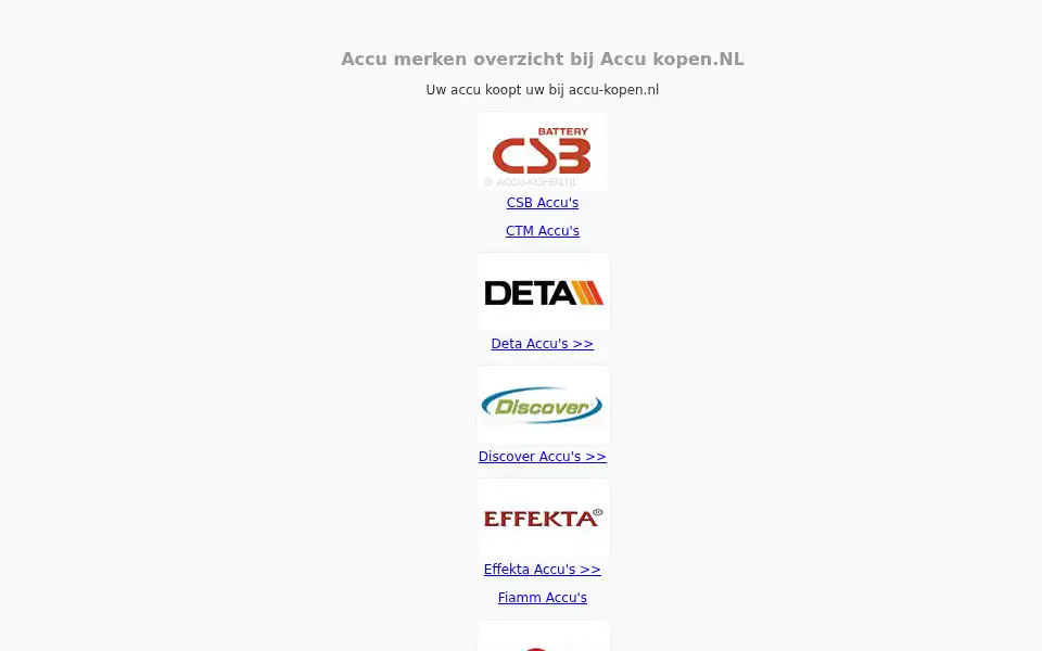 Screenshot of accu-kopen.nl