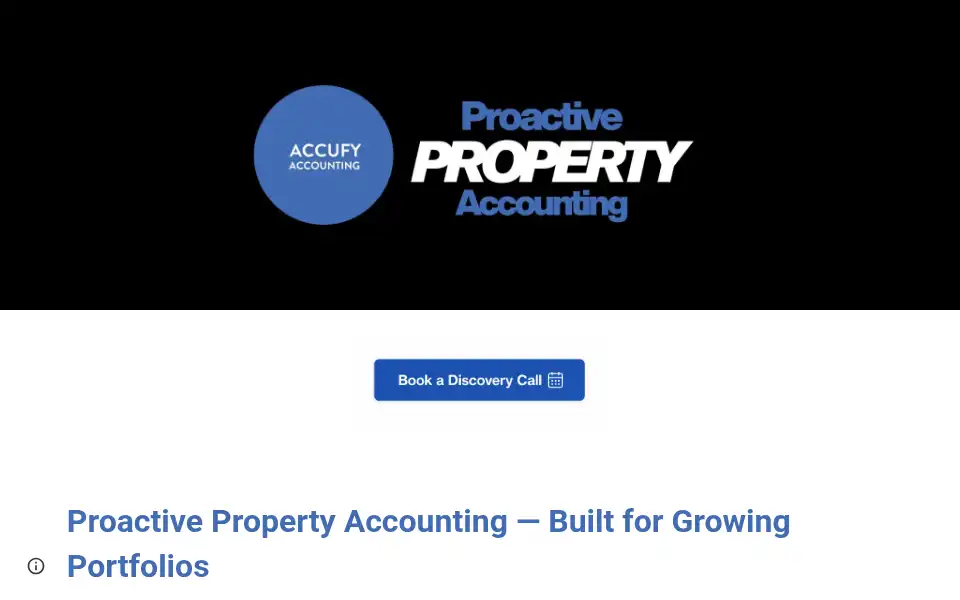 Screenshot of accufy.uk