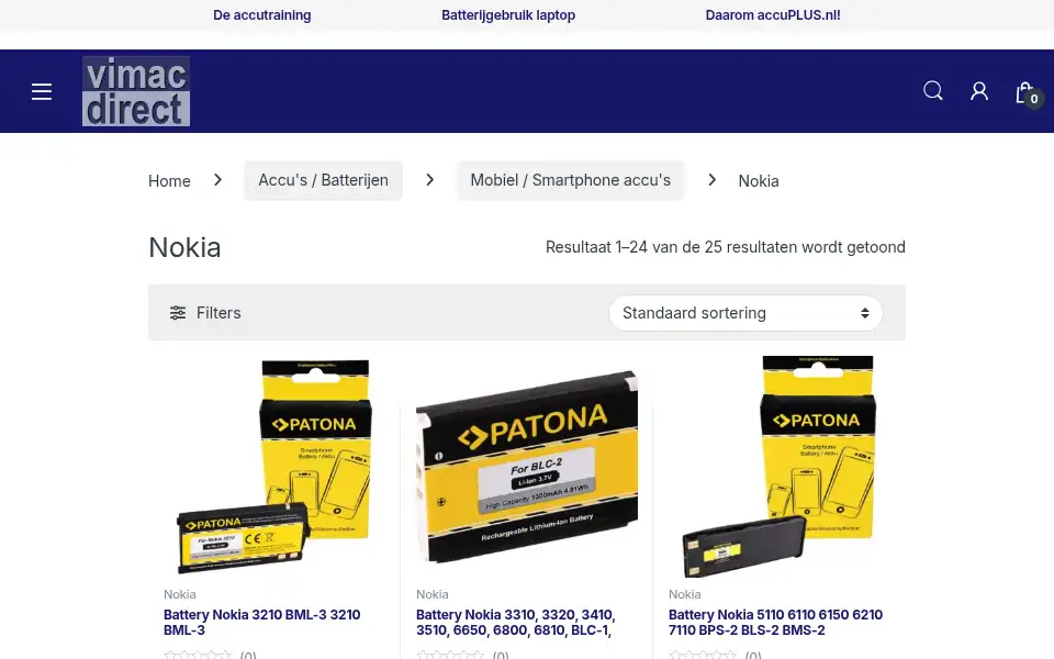 Screenshot of accuplus.nl