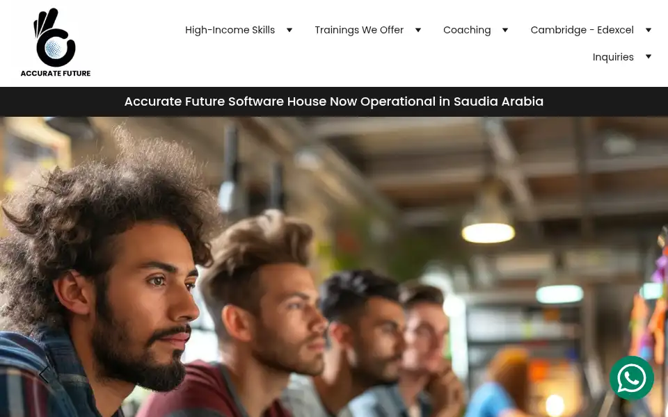 Screenshot of accuratefuture.com