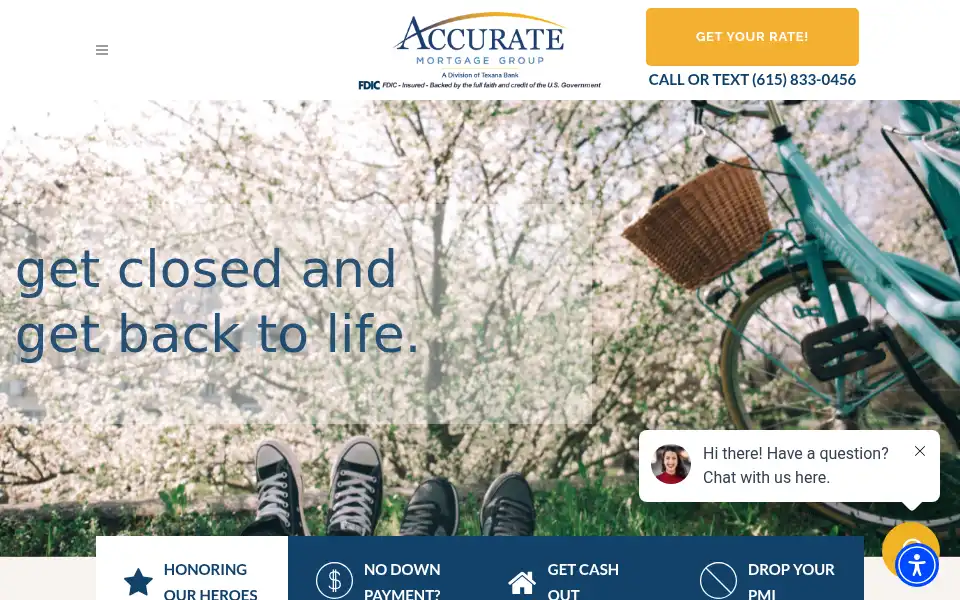 Screenshot of accuratemtg.com
