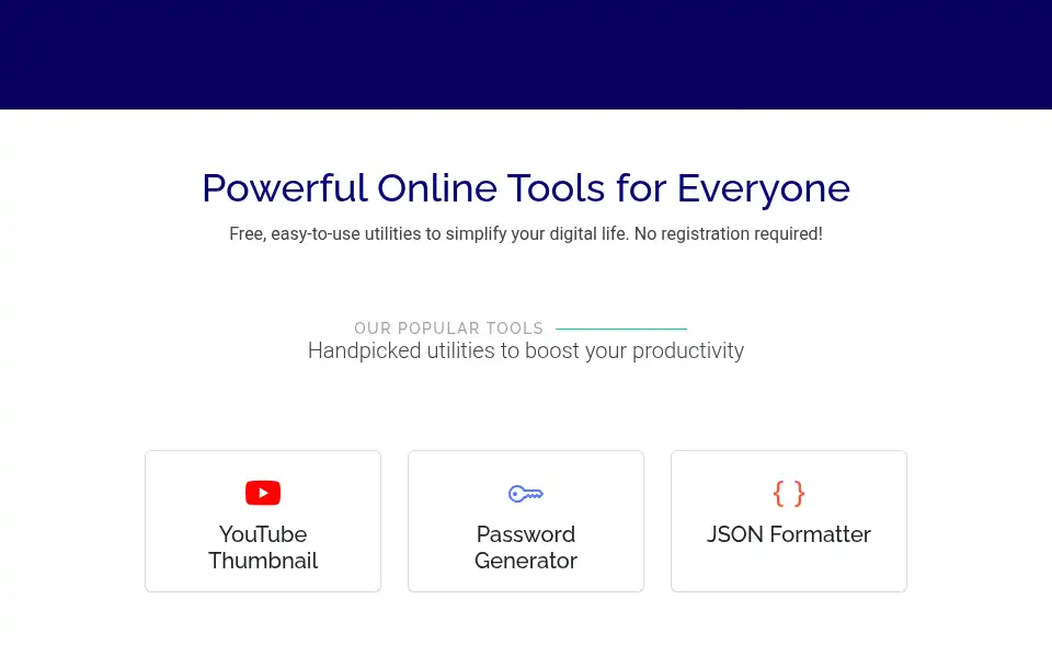 Screenshot of accuwebtools.com