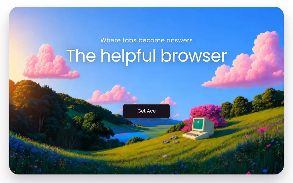Screenshot of ace.ai