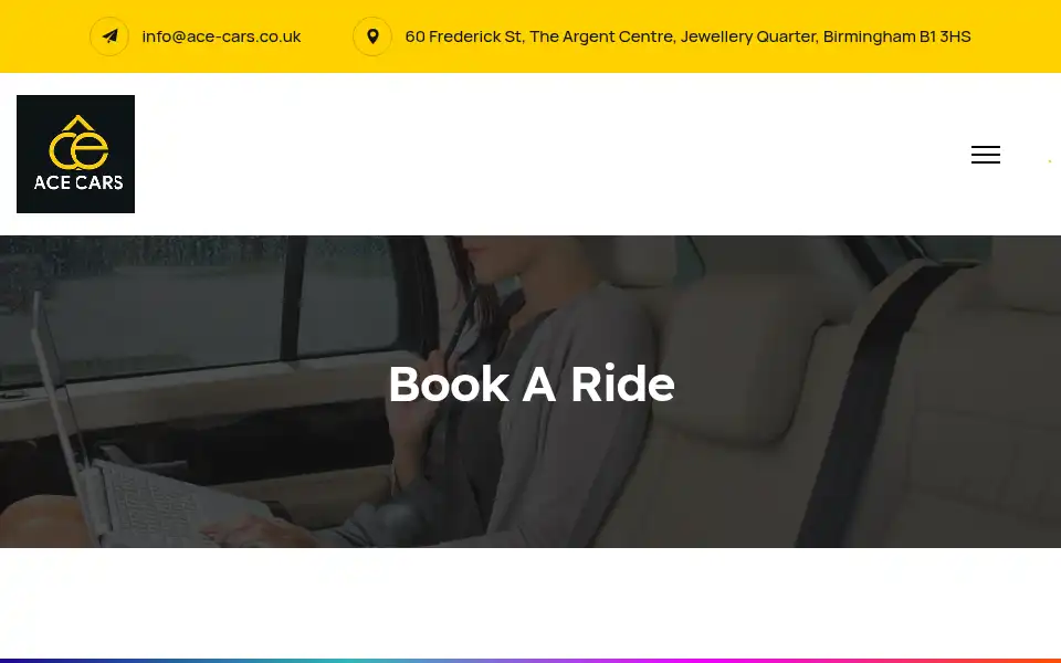 Screenshot of ace-cars.co.uk