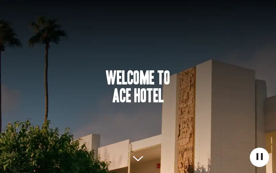 Screenshot of acehotel.com