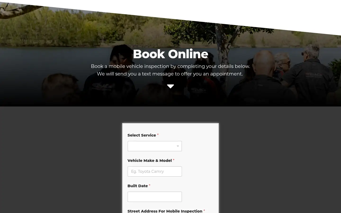Screenshot of acemobilesafetycertificates.com.au