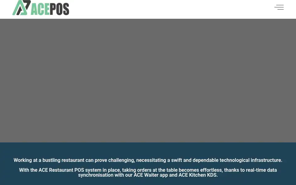 Screenshot of acepos.co.uk