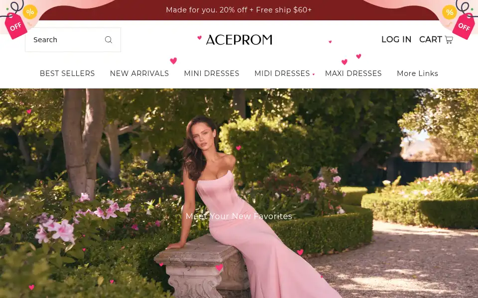 Screenshot of aceprom.com