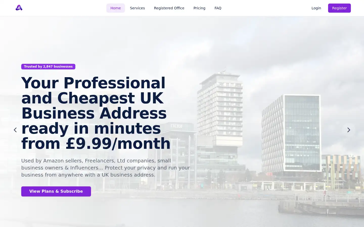 Screenshot of acevirtualoffice.com