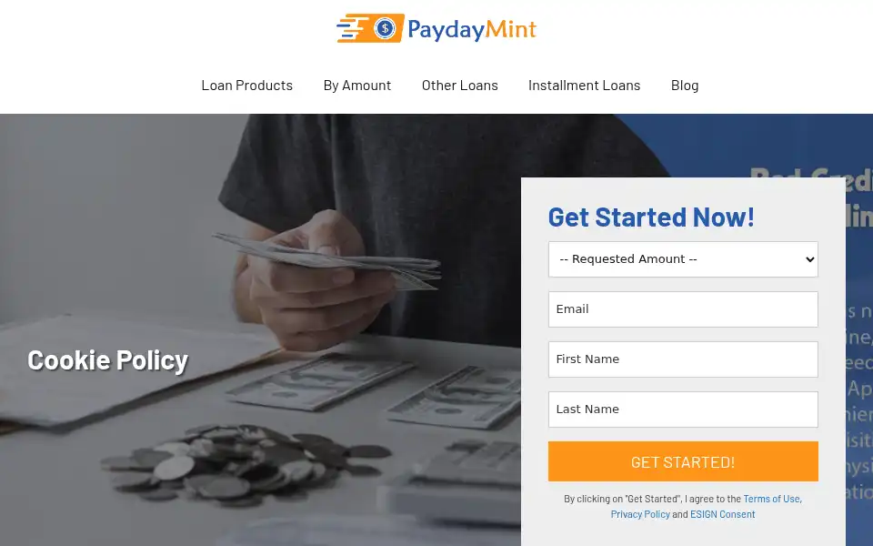 Screenshot of acfa-cashflow.com