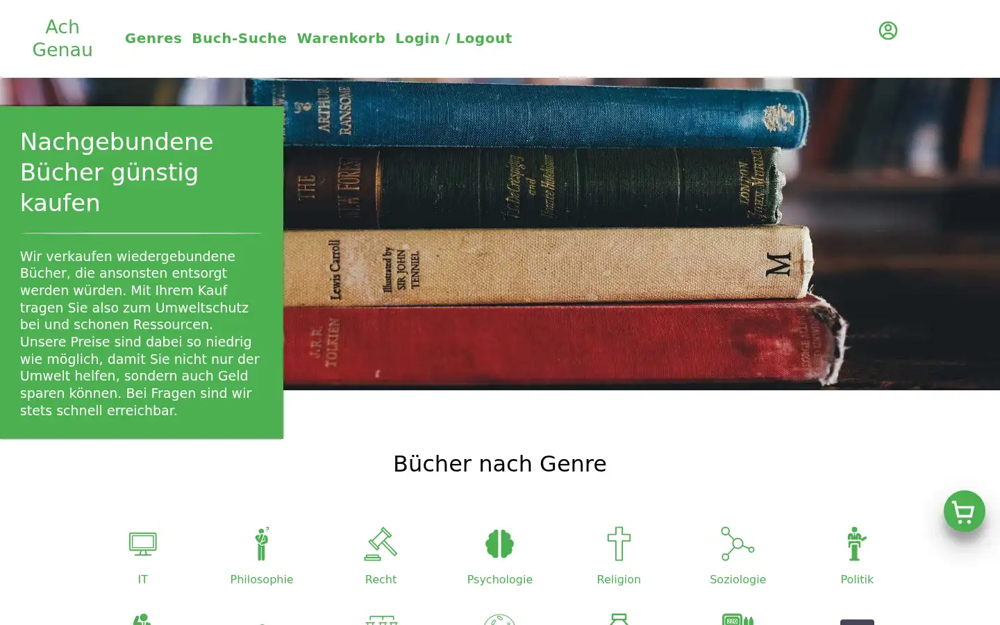 Screenshot of ach-genau.shop