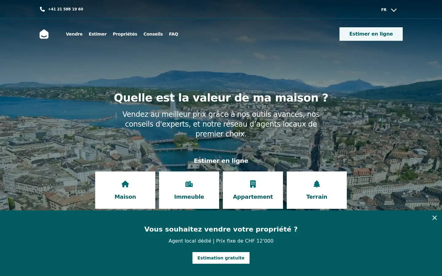Screenshot of acheteur.ch