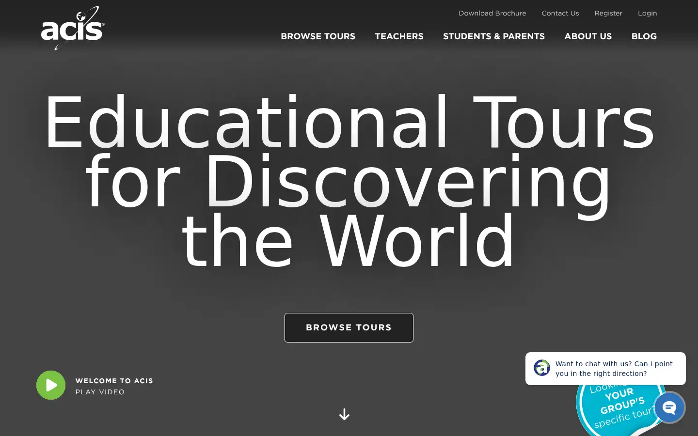 Screenshot of acis.com