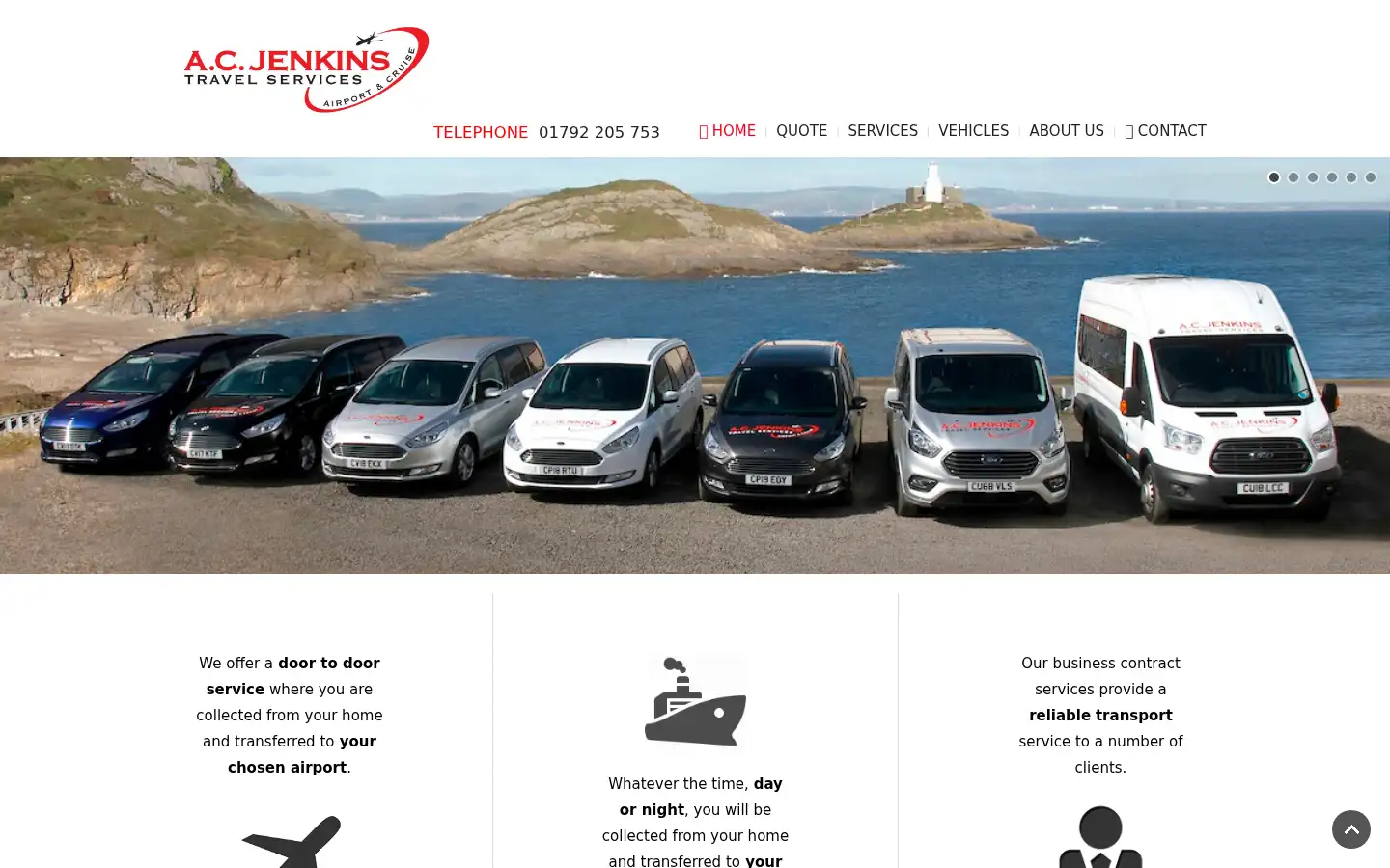 Screenshot of acjenkins.co.uk