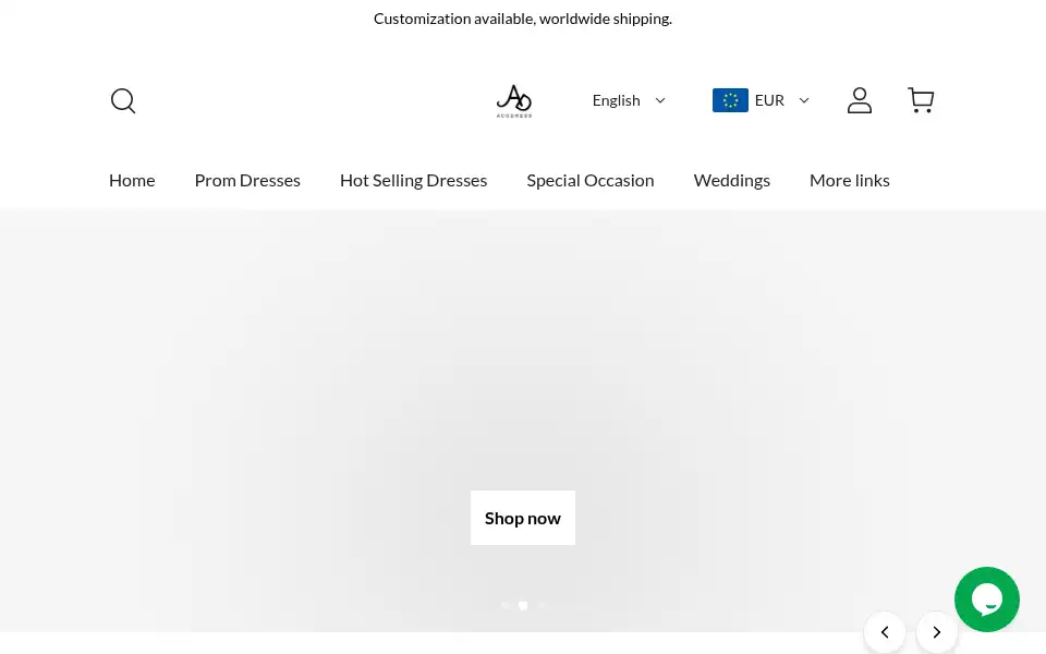 Screenshot of acodress.com