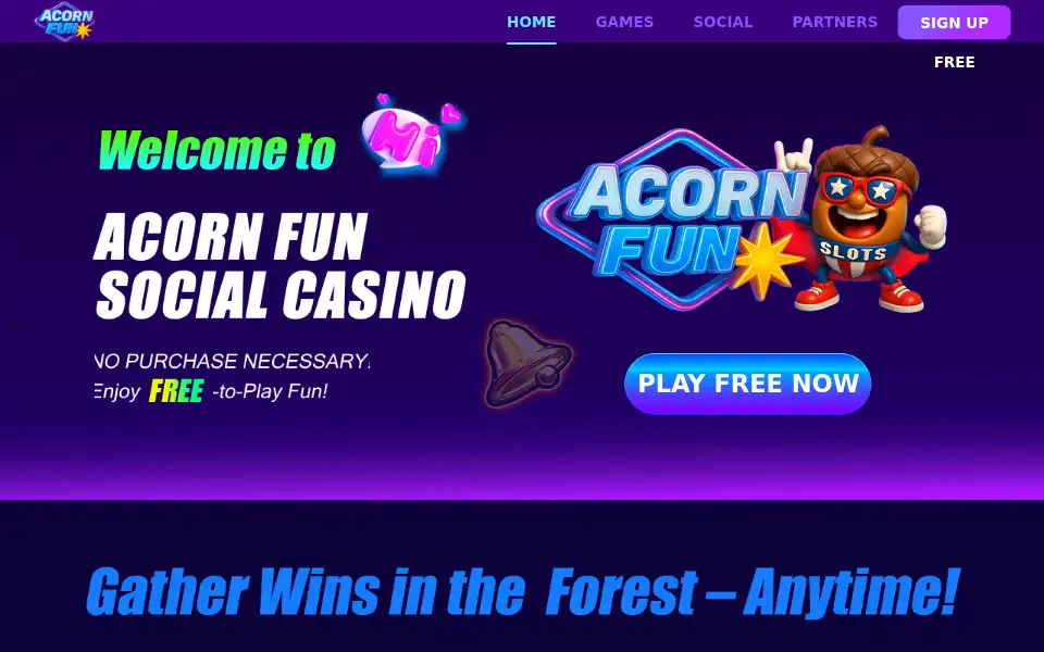 Screenshot of acornfun.com