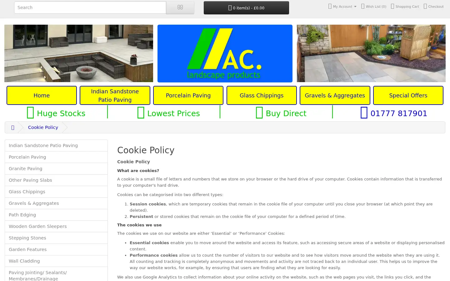 Screenshot of acpaving.co.uk