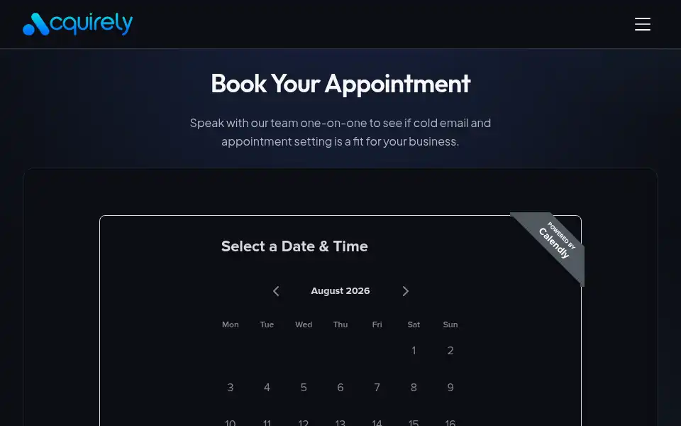 Screenshot of acquirely.io