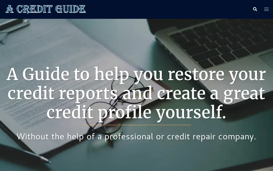Screenshot of acreditguide.com