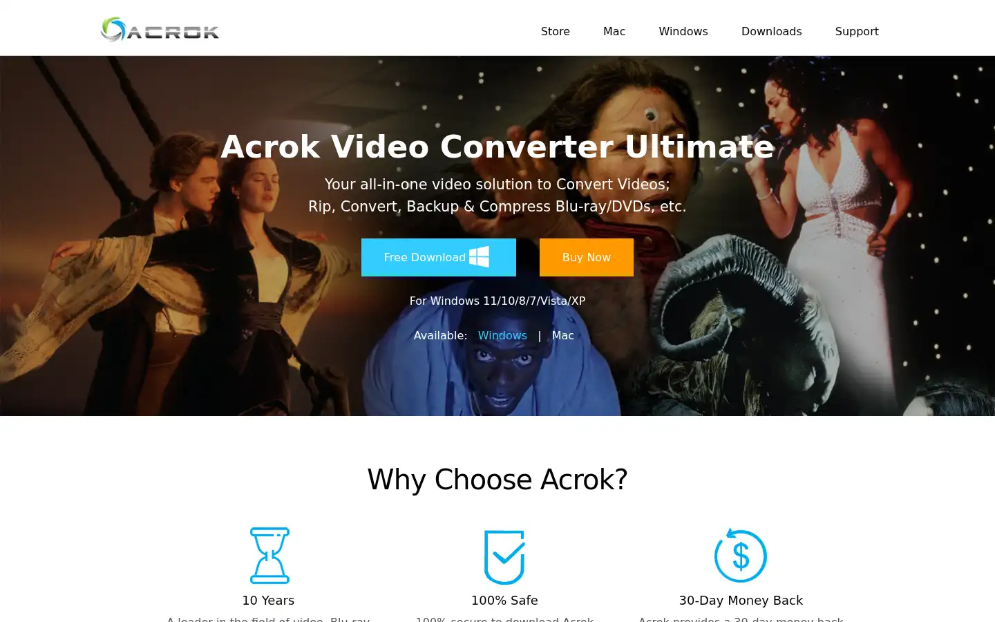 Screenshot of acrok.com