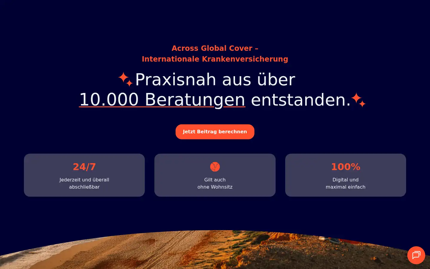 Screenshot of acrossglobalcover.de