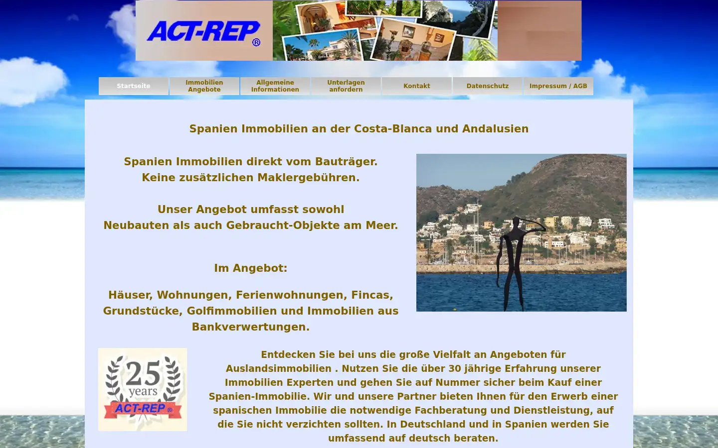 Screenshot of act-rep.de