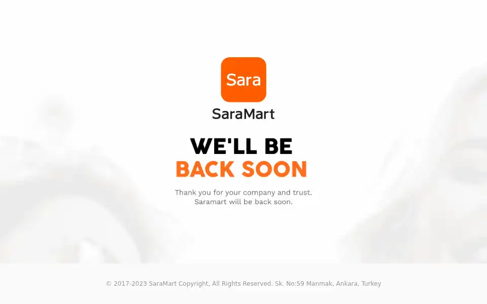 Screenshot of act.saramart.com