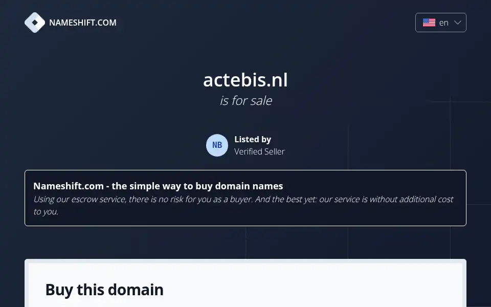 Screenshot of actebis.nl