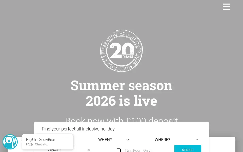 Screenshot of action-outdoors.co.uk