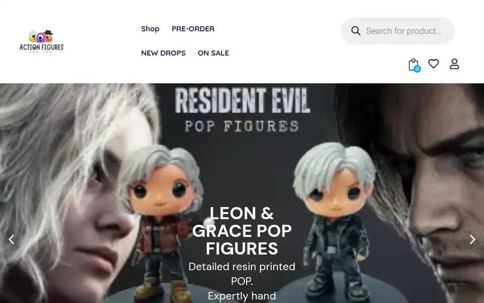 Screenshot of actionfiguresforyou.com