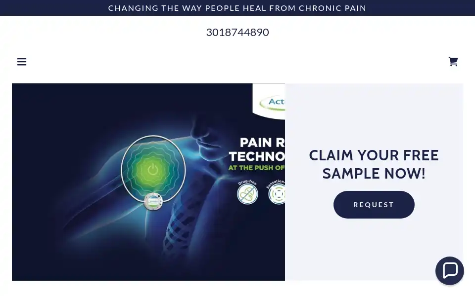Screenshot of actipatch.com