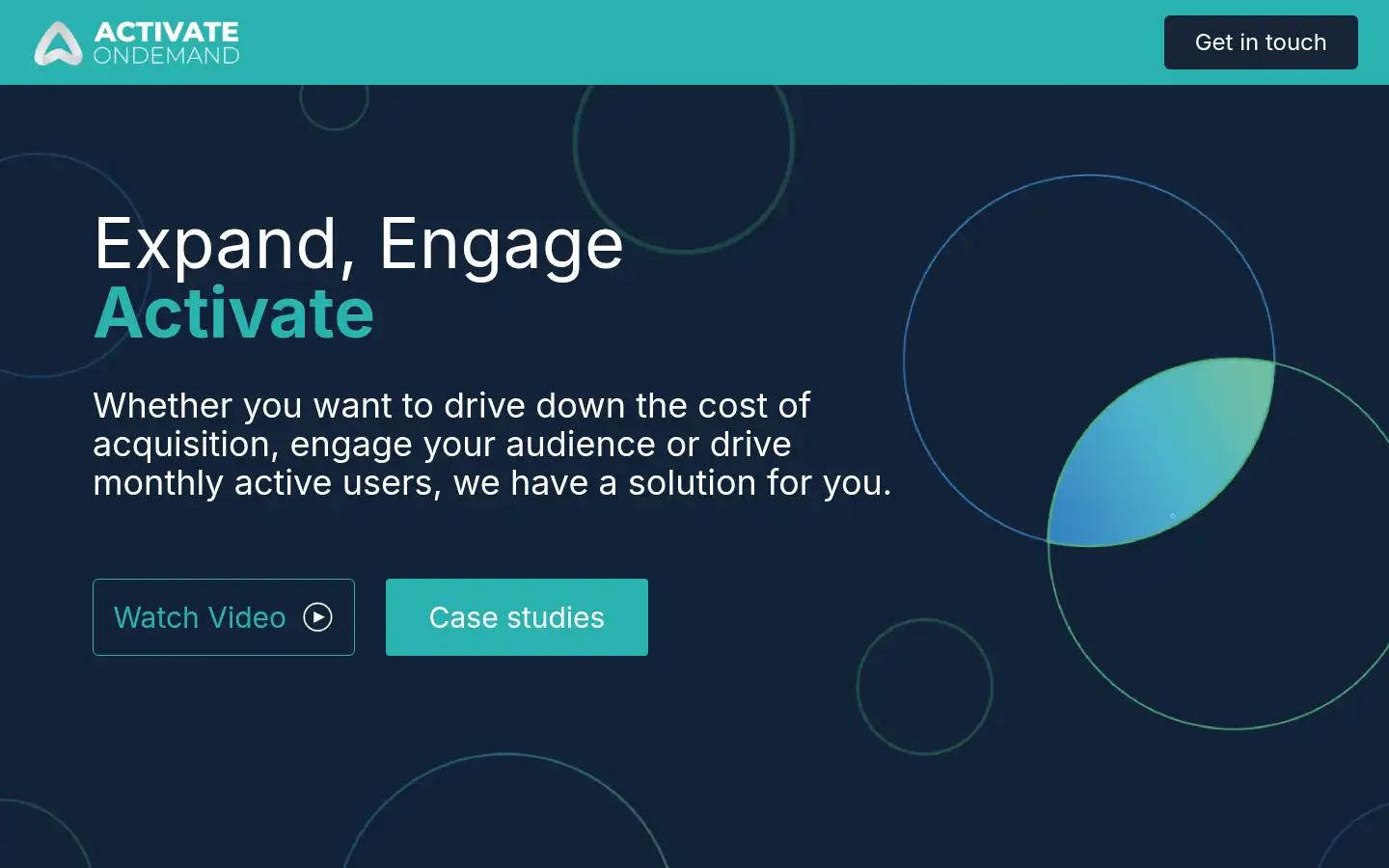 Screenshot of activateondemand.com