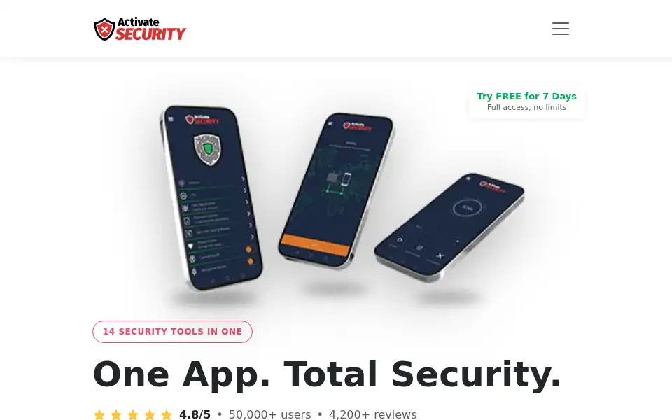 Screenshot of activatesecurity.com