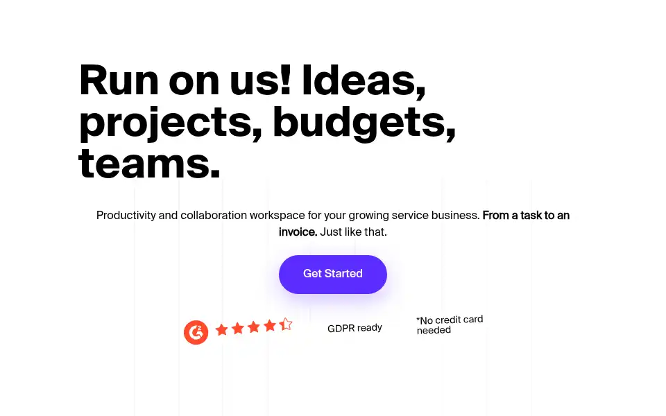 Screenshot of activecollab.com