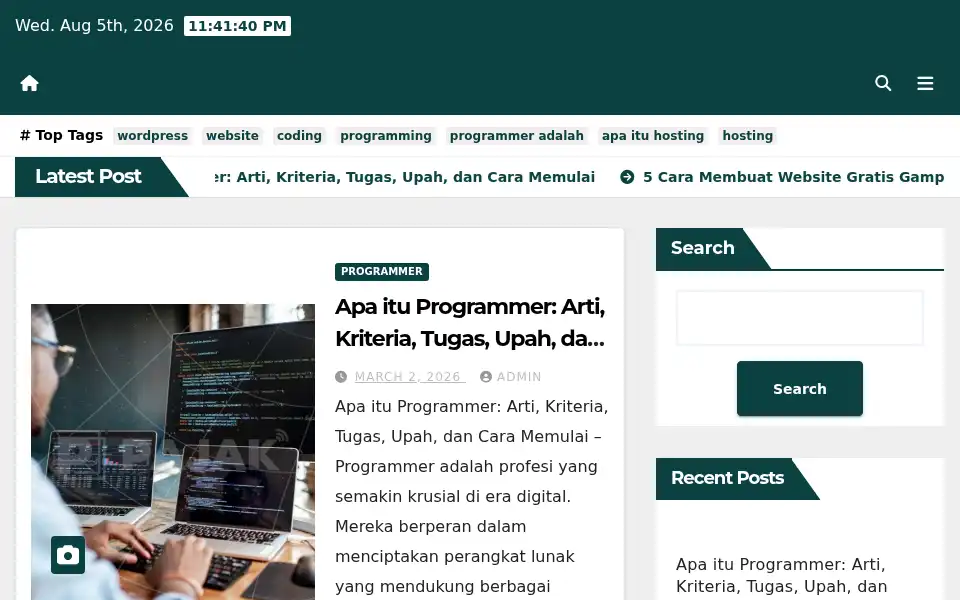 Screenshot of activegamehost.com
