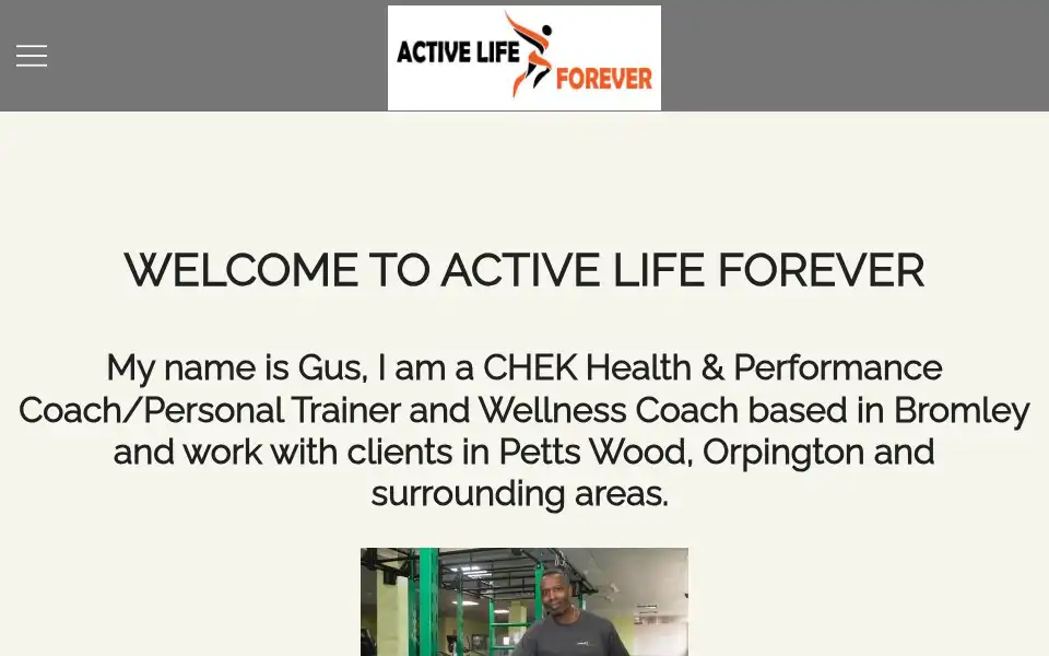 Screenshot of activelifeforever.co.uk